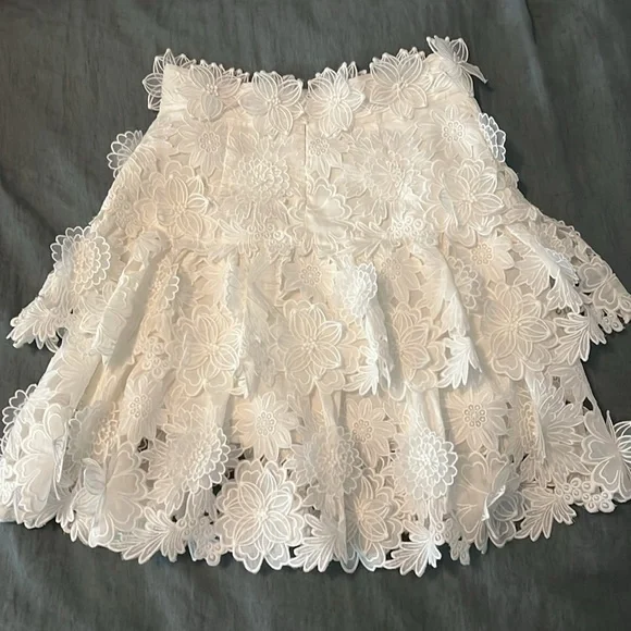 Zimmermann Lovestruck Skirt $950 sold out Size 0 - Picture 8 of 9